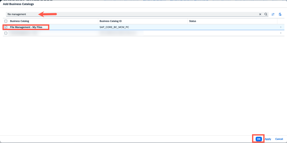 Look for file management
